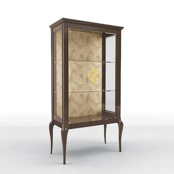 FRITZ - Solid wood display cabinet with doors by BRUNO ZAMPA - view 3